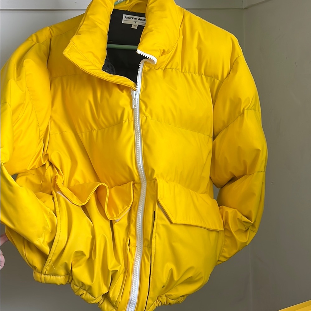 Bright Yellow Puffer Jacket